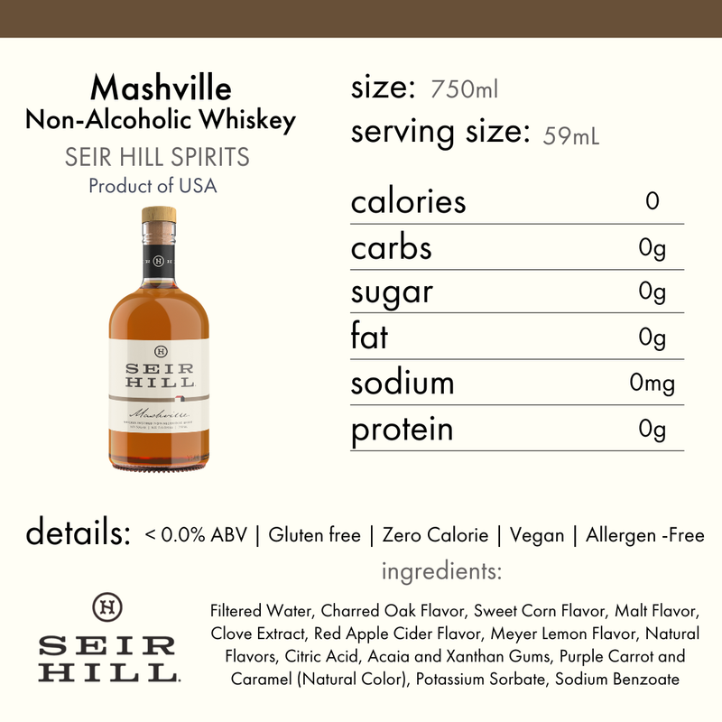 Mashville™ Non-alcoholic Whiskey Alternative